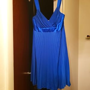 Blue babydoll dress